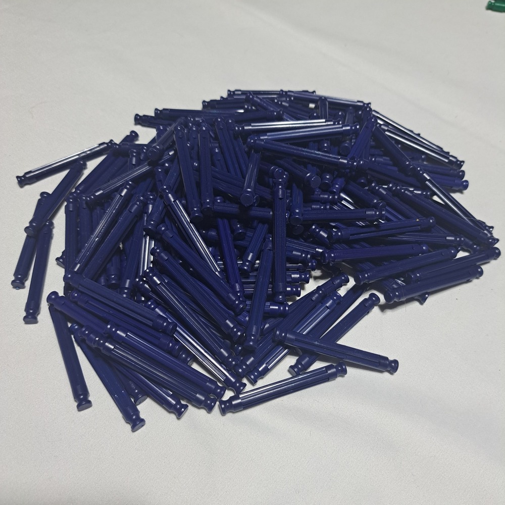 K'NEX 254 Dark Blue Rod‎ 2" Long Standard Building Replacement Parts Pieces Lot